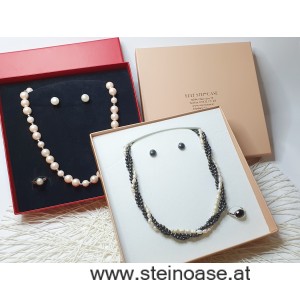 Schmuck - Etui Groß für Set 165x165 Creme